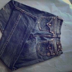 MissMe jeans, boot cut style, size 30,very cute❤️.